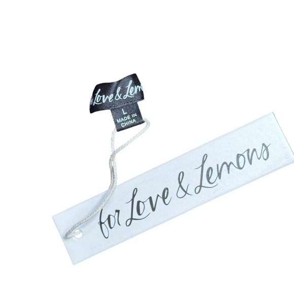 For Love & Lemons Black Floral Sachi Mini Dress Womens L - Picture 5 of 9